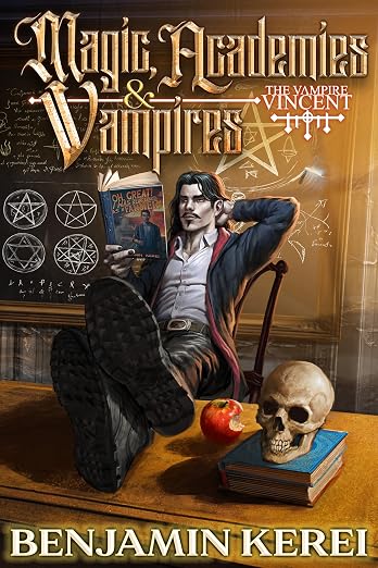 Magic, Academies & Vampires: A LitRPG Adventure (The Vampire Vincent Book 2)